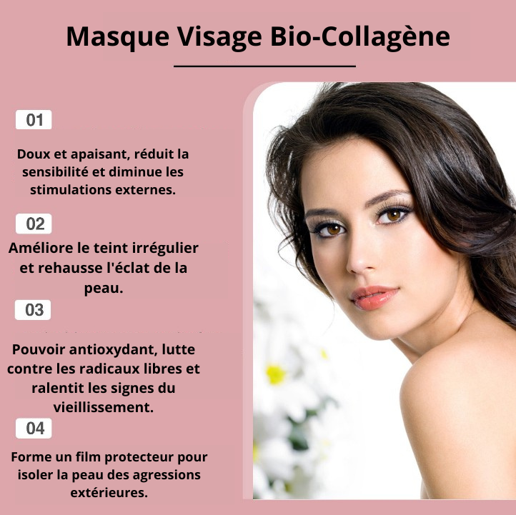 SkinBloom - Masque Visage Bio-Collagène